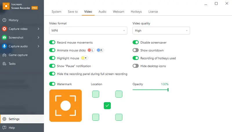 Icecream Screen Recorder 3